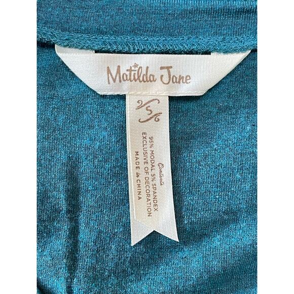 Womens Matilda Jane Dark Blue Green Turquoise Best of the Best‎ Dress Small - Picture 5 of 7